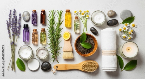 Wallpaper Mural Harmonious arrangement showcasing natural spa elements for holistic wellness and relaxation Torontodigital.ca