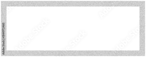 Isolated black and white wood photo frame on white background with a wooden ruler and old metal measuring tool equipment