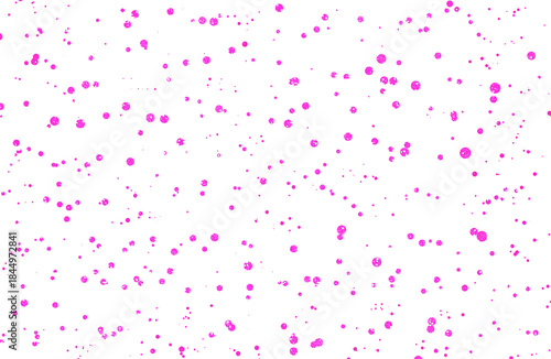 Pink Ink Splatter,  Droplet Pattern Isolated on Transparent Background, Overlay