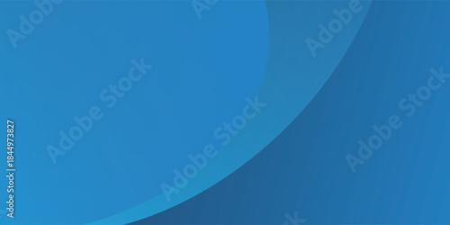 Gradient blue abstract background with a soft curve and smooth lighting.