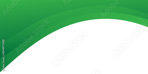 Abstract landscape green hills valley vector illustration background