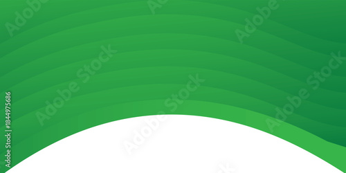 Abstract landscape green hills valley vector illustration background