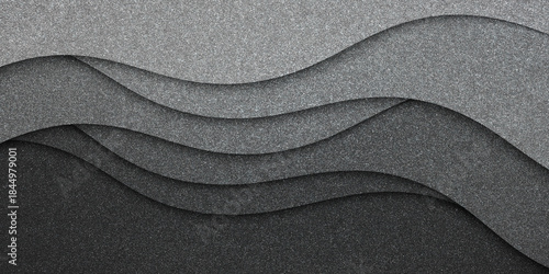 Abstract surface. Grunge and dust background. Wavy illustration.