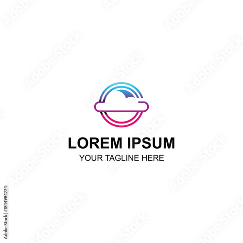 Cloud Technology Digital Storage Initial Letter G Logo Design with Creative Illustration