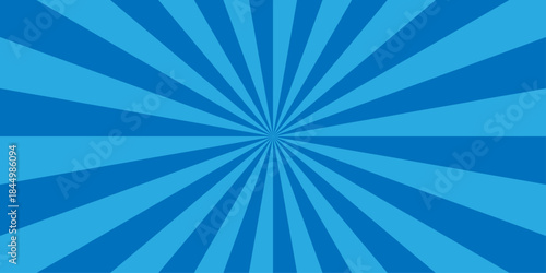 Abstract blue retro blue sunburst pattern  design. Modern stipes line ray grunge design beam pattern texture. Funky ray elements themes Swirling pattern.	