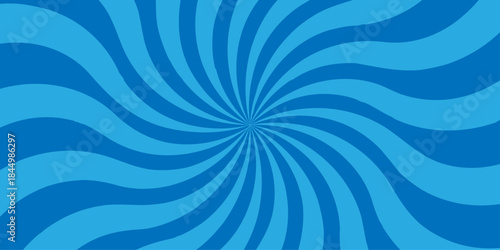 Abstract blue retro blue sunburst pattern  design. Modern stipes line ray grunge design beam pattern texture. Funky ray elements themes Swirling pattern.	