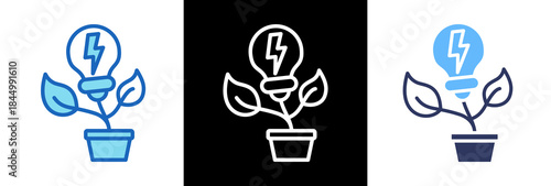 Clean Energy triplestyle icon