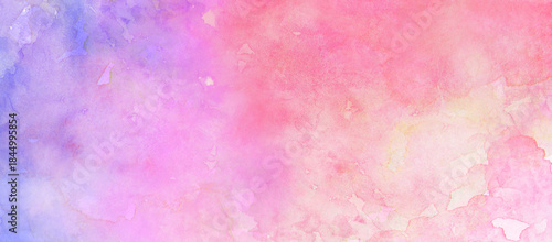 春をイメージした背景イラスト　水彩テクスチャ素材