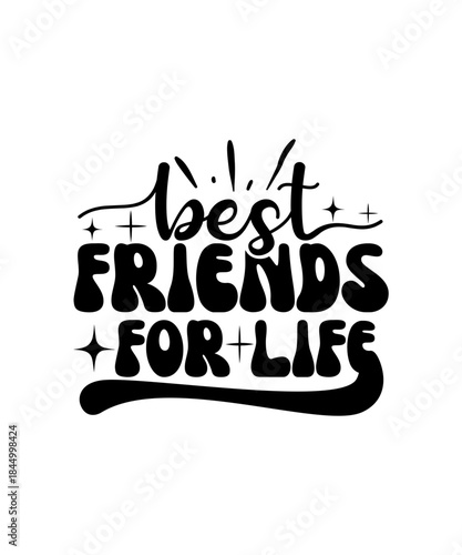 best friends for life svg