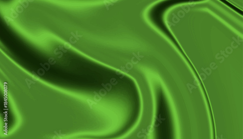 Green Fluid Texture Background