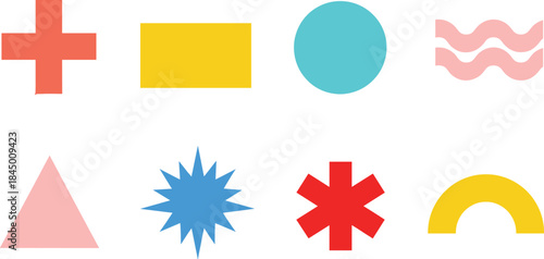 Set of Salmon Fish Steaks, Fillets, and Slices. Vector Illustration of Raw Red Fish for Seafood Market and Cooking.