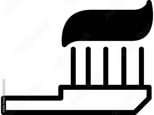 Toothpaste on Toothbrush