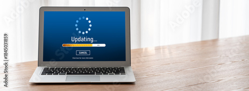 Software update on computer for modish version of device software upgrade
