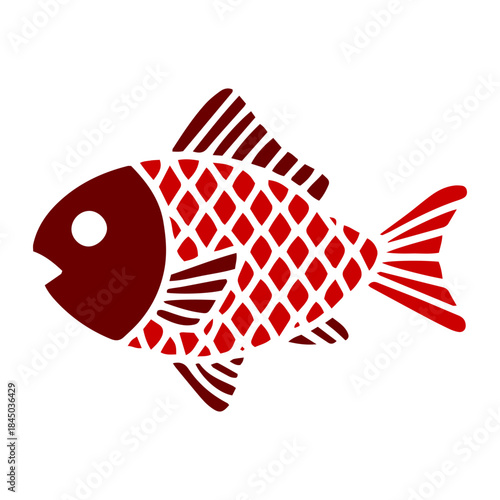Traditional Chinese Fish Icon