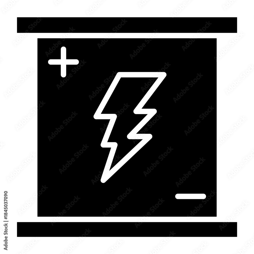 Obraz premium Car Battery Vector Icon