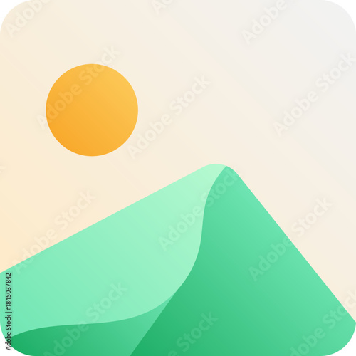 Stylized Gradient Phone App Icon Pack Element