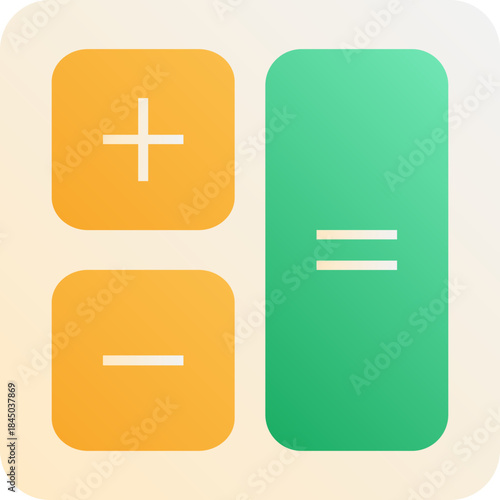Stylized Gradient Phone App Icon Pack Element
