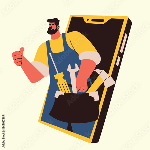 Home Repair trusted on-call home maintenance experts illustration