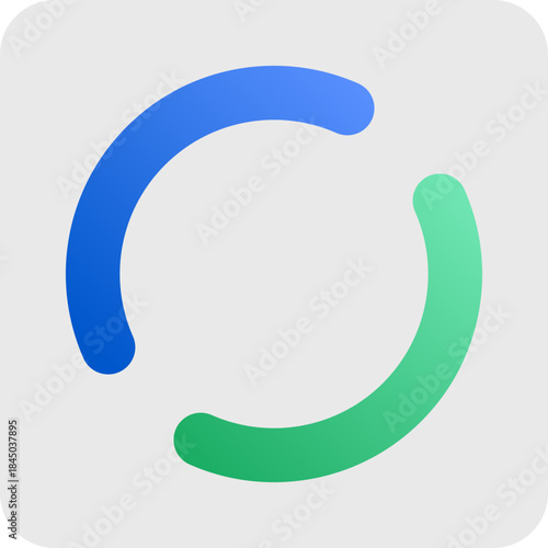 Stylized Gradient Phone App Icon Pack Element