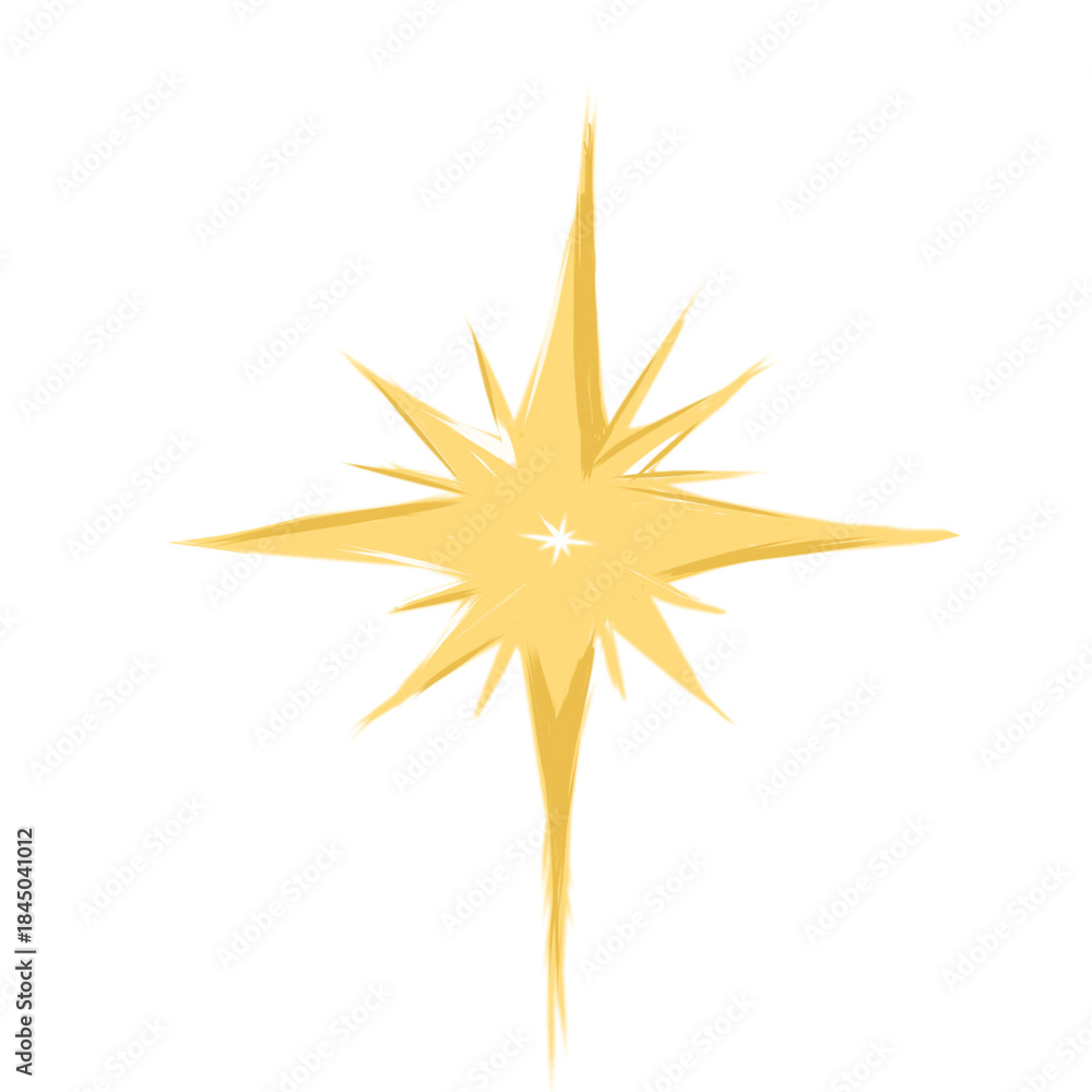 Obraz premium Golden Starburst Light