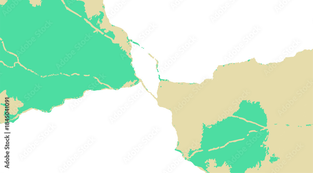 Obraz premium Green and Beige Paint Background