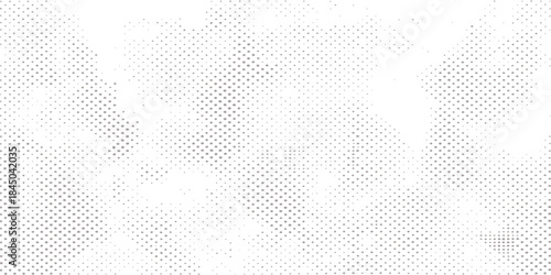 Abstract gray grunge pattern background texture with halftone dots for vector design element illustration