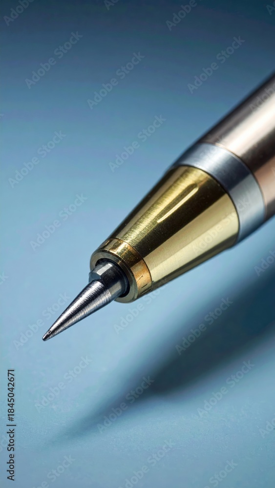 Naklejka premium Macro photograph of a mechanical pencil tip.