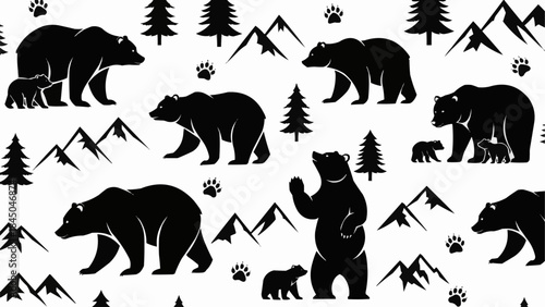 animals silhouettes vector