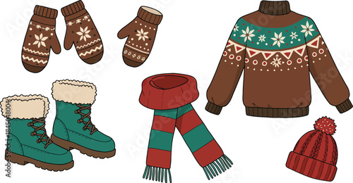 Winter accessories collection