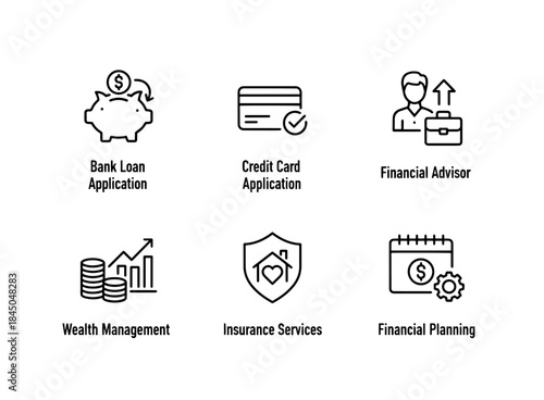 Bank Loan Application Credit Card Application Financial Advisor Wealth Management