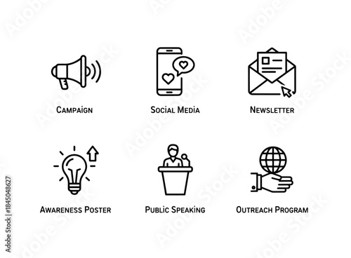 Campaign Social Media Newsletter Awareness Poster Public Speaking Outreach Program