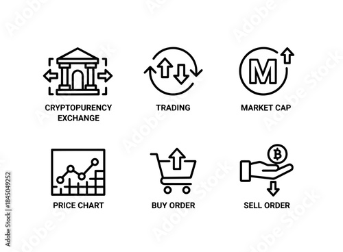 Cryptocurrency Exchange Trading Market Cap Price Chart Buy Order Sell Order Minimal
