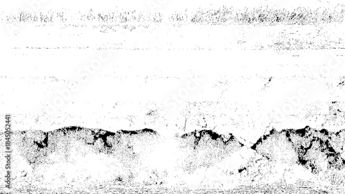 Distressed white texture with rough edge