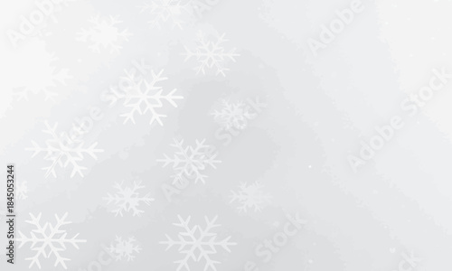 White Snowflake Winter Background
