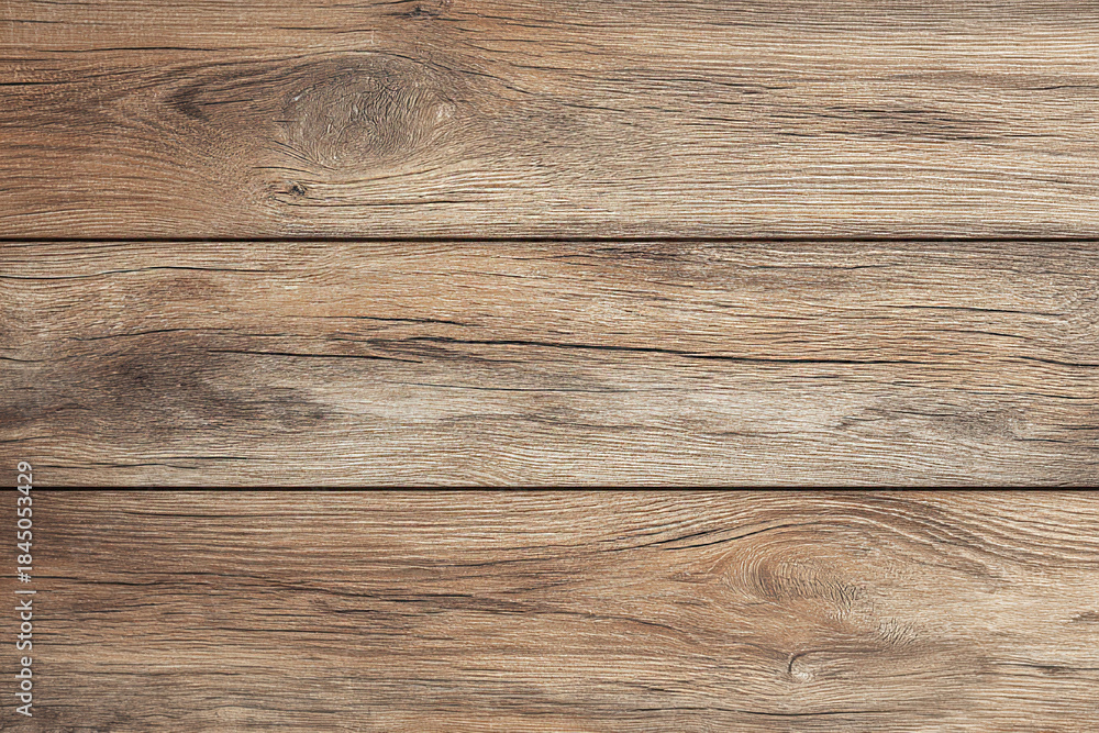 Fototapeta premium Light wooden floor or table in the house, laminate or parquet in close-up, a textured background pattern