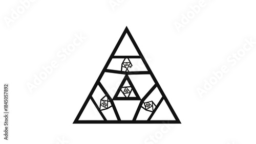 vector illustration of a symbol of the house