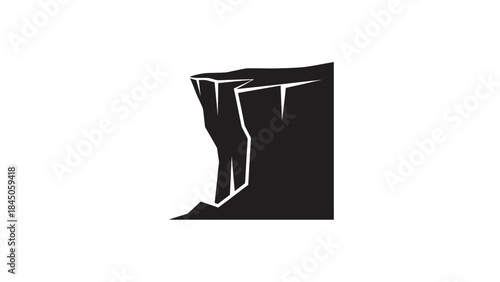 black and white vector illustration of a fashion skirt
