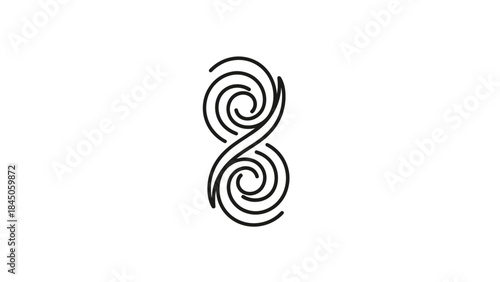 treble clef vector illustration