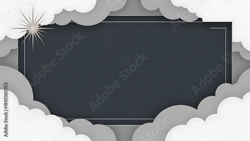 aesthetic background with a deep charcoal gray color