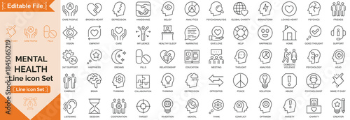 Medical Care Health Big line Set. Line Icons, Sign and Symbols. Medicine, Health Care, Internal Organs, Drugs, Symptoms, Dental and Fly. Mobile Concepts and Web Apps. Modern Infographic, icon set.