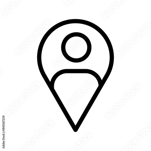 Essential User Location icon set for GPS tracking, navigation, map guidance, and personalized positioning