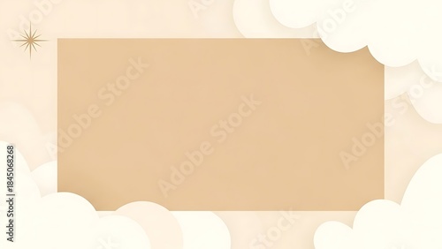 aesthetic background featuring a large warm beige color