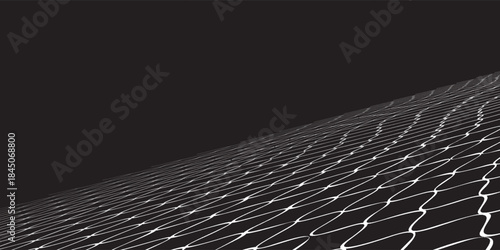 Mesh texture for fishing nets. Seamless pattern for sportswear or soccer goal, volleyball net, basketball hoop, hockey, athletics. Abstract net background for sports.