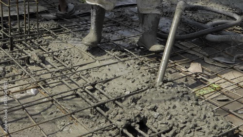 Wallpaper Mural Crafting Foundations - A Journey into Cement Construction Torontodigital.ca