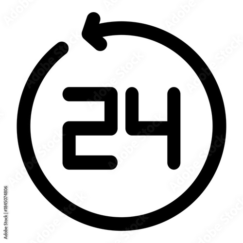 open 24 hours icon