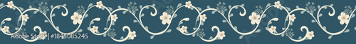 Vintage floral patterns, seamless border designs, and frame and corner decorations.