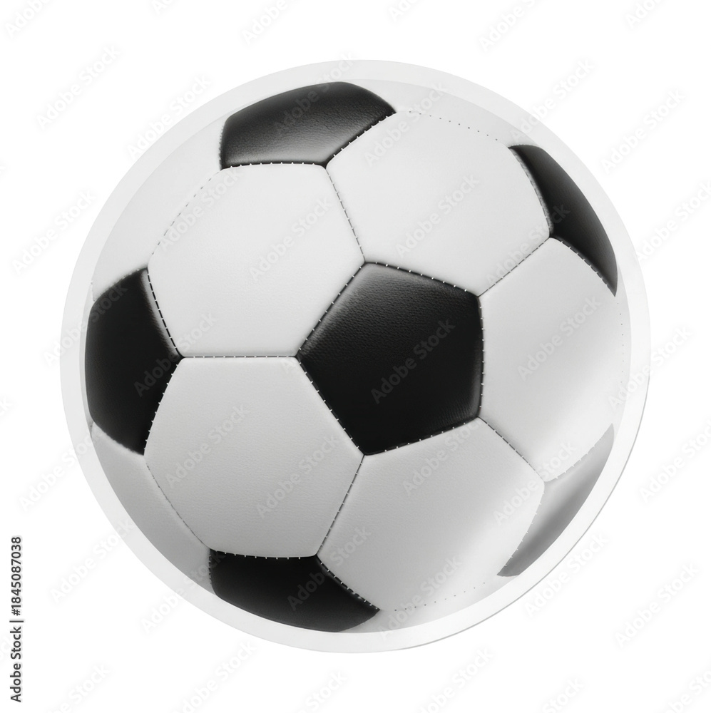 Fototapeta premium Exciting soccer match highlights stadium video clips action game isolated on transparent background