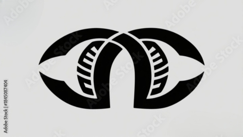 Abstract vector illustration of a wave background and circle logo symbol design for business web communication and wireless internet connection icons