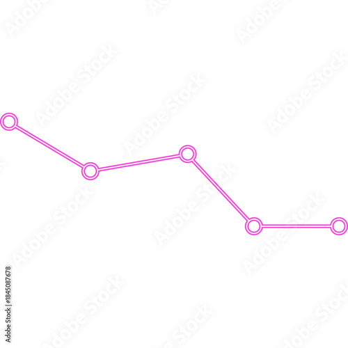 Business Doodle Neon Decoration