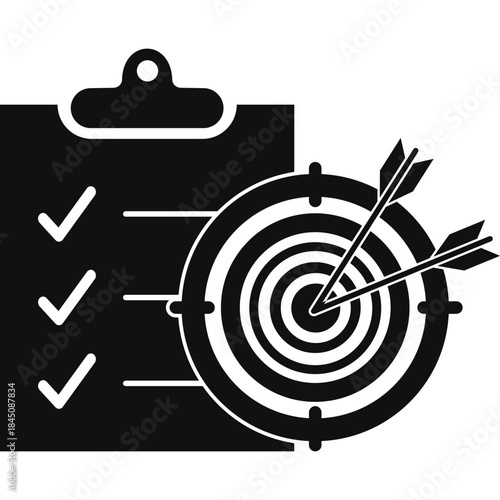 Filled In Goal Illustration
